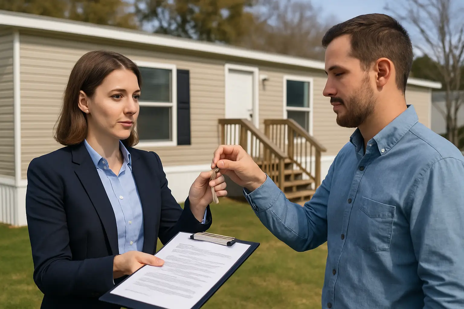 Sell a Mobile Home Without a Title in NC