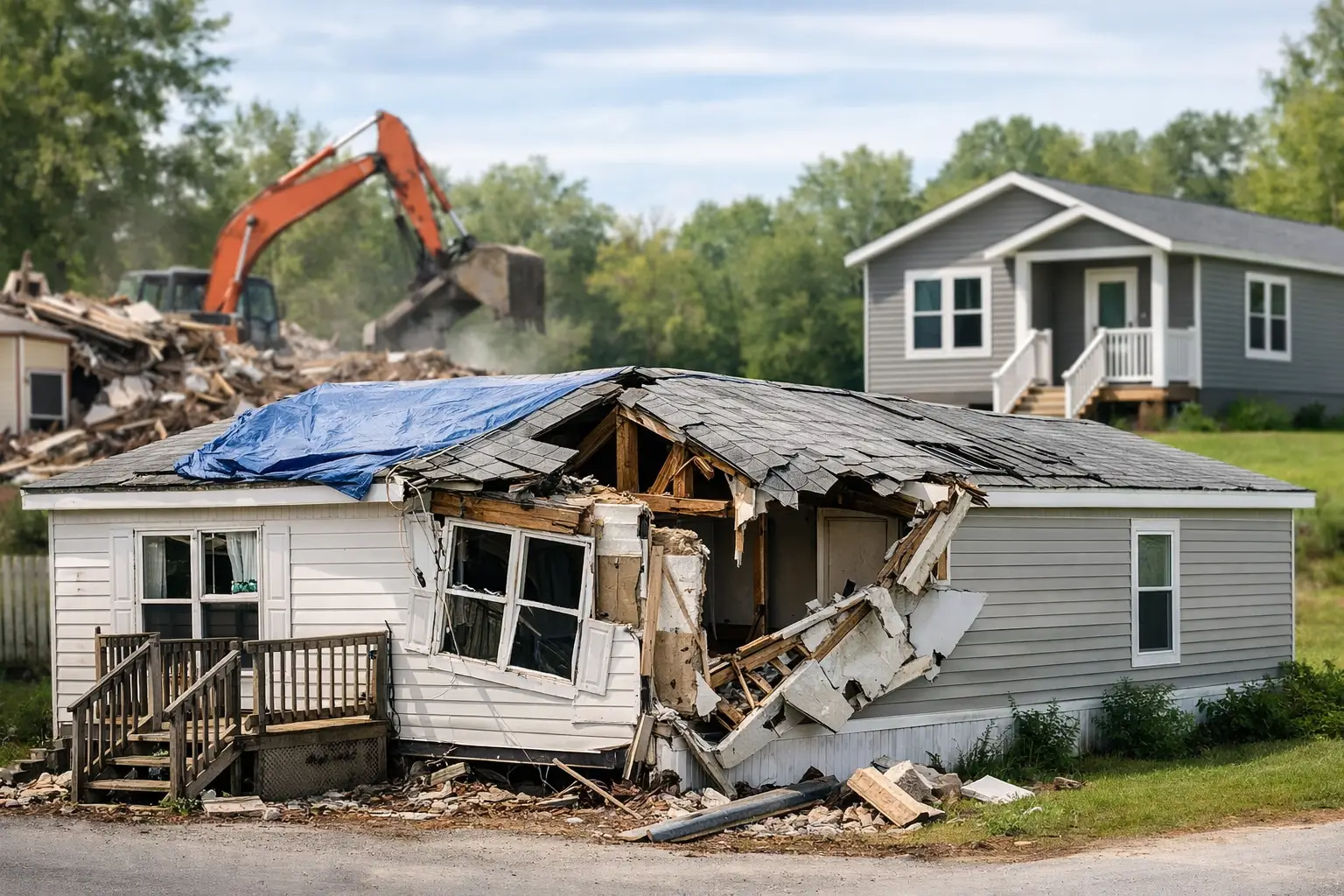 Best Options for a Damaged Manufactured Home