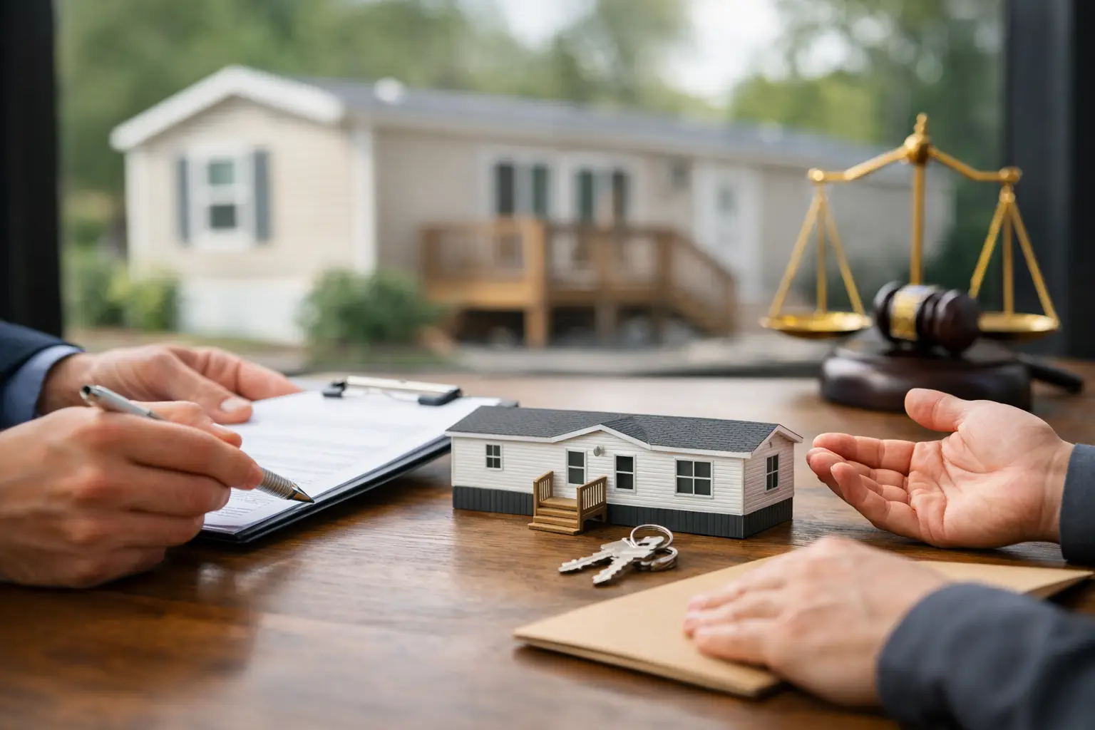 Example Mobile Home Sale With Title Issue