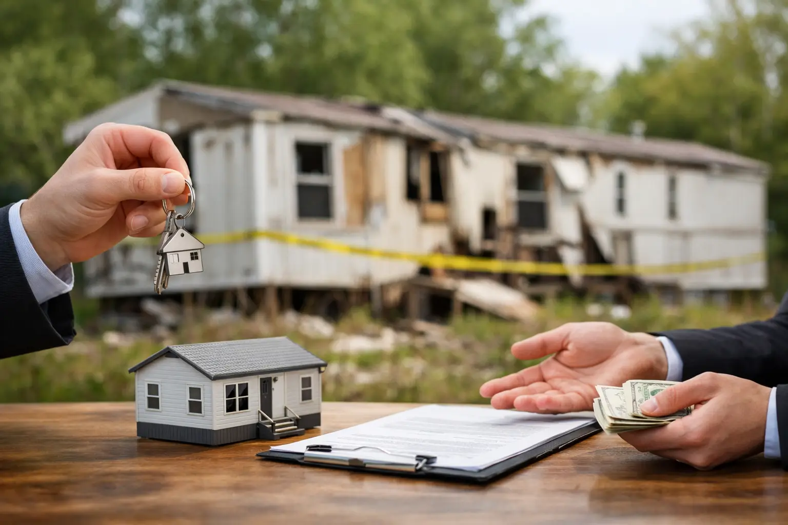 How to Sell a Condemned Mobile Home in NC