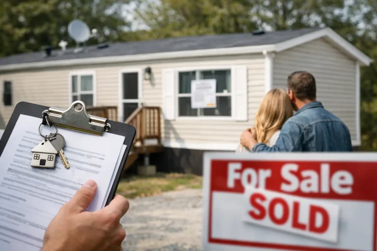 How to Sell Mobile Home With Foreclosure Notice