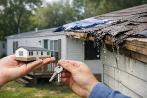 How to Sell Mobile Home With Roof Leak Fast