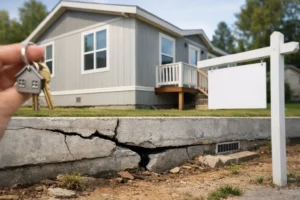 Sell Manufactured Home With Foundation Problems