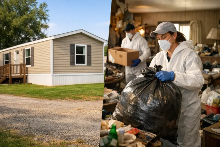 Sell Mobile Home With Hoarder House Cleanup