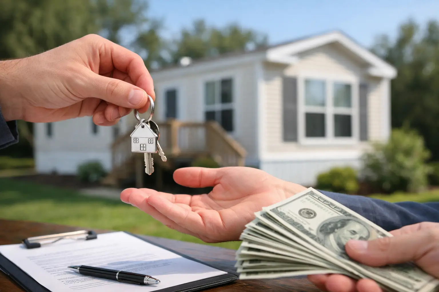 Example Inherited Mobile Home Cash Sale
