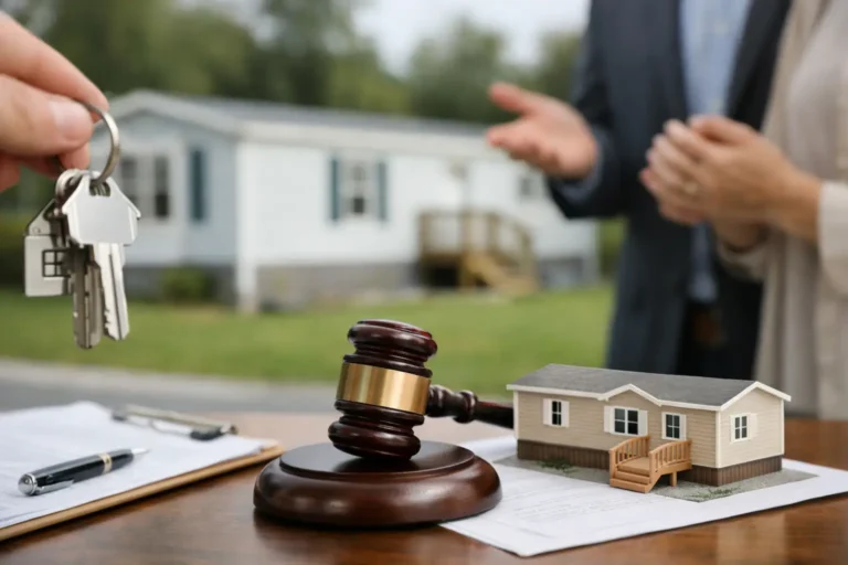 Foreclosure Sale Options for Mobile Home Owners